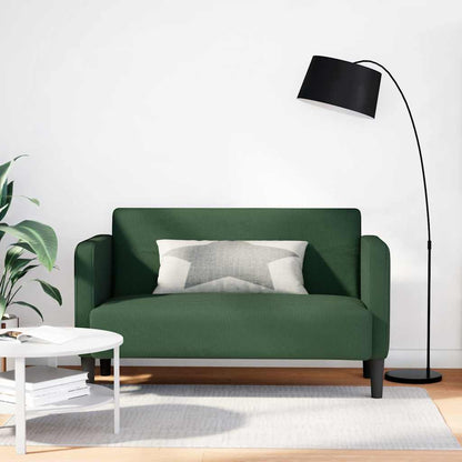 Loveseat soffa djungelgrön 109 cm manchestertyg