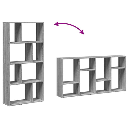 Bokhylla grå sonoma 60x20x120 cm konstruerat trä