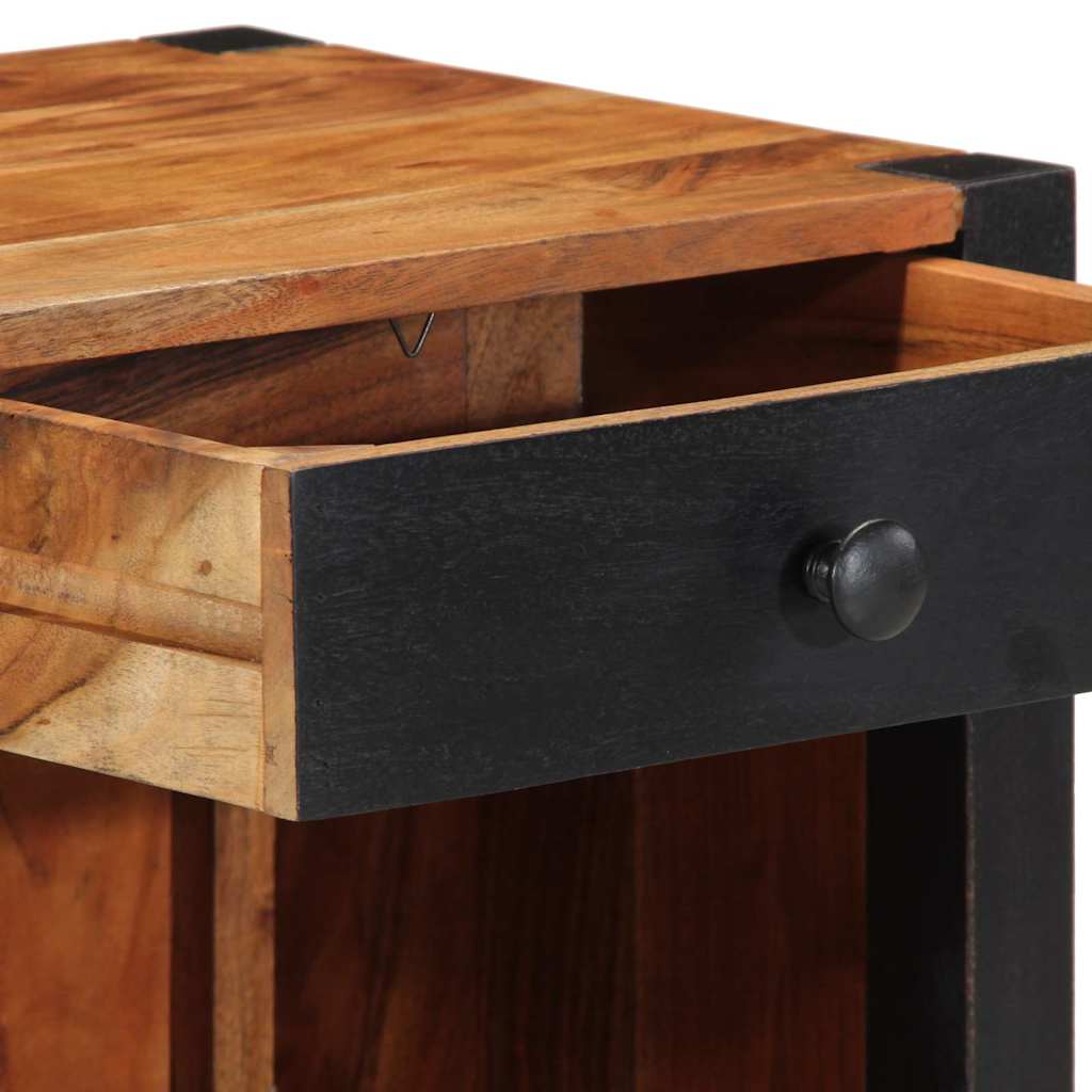 Nattduksbord Brun 40 x 35 x 50 cm Massivt Akaciaträ