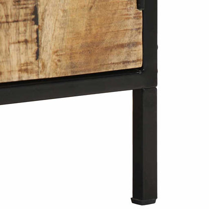 Nattduksbord 2 pcs Brun och svart 30 x 30 x 40 cm