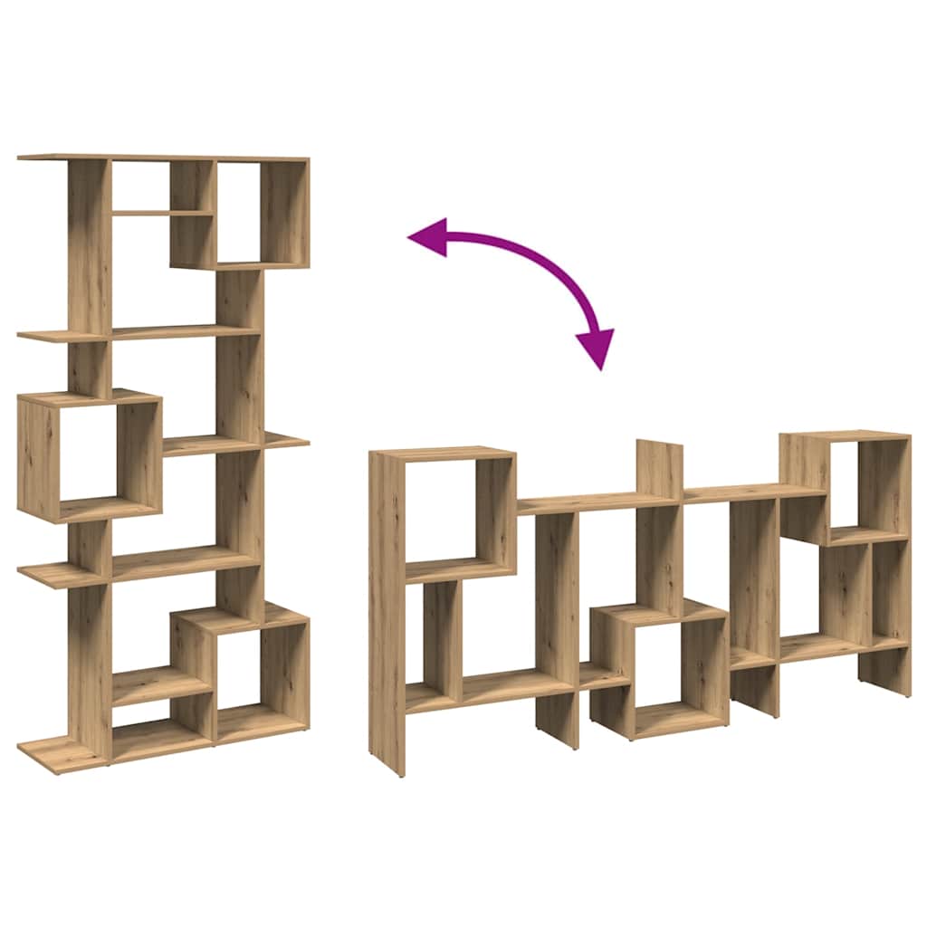 Bokhylla ek 92x29x188 cm konstruerat trä