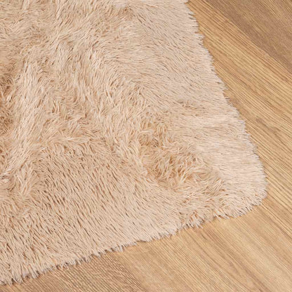 Ryamatta med lång lugg NAVARRA beige 160x230 cm polyester