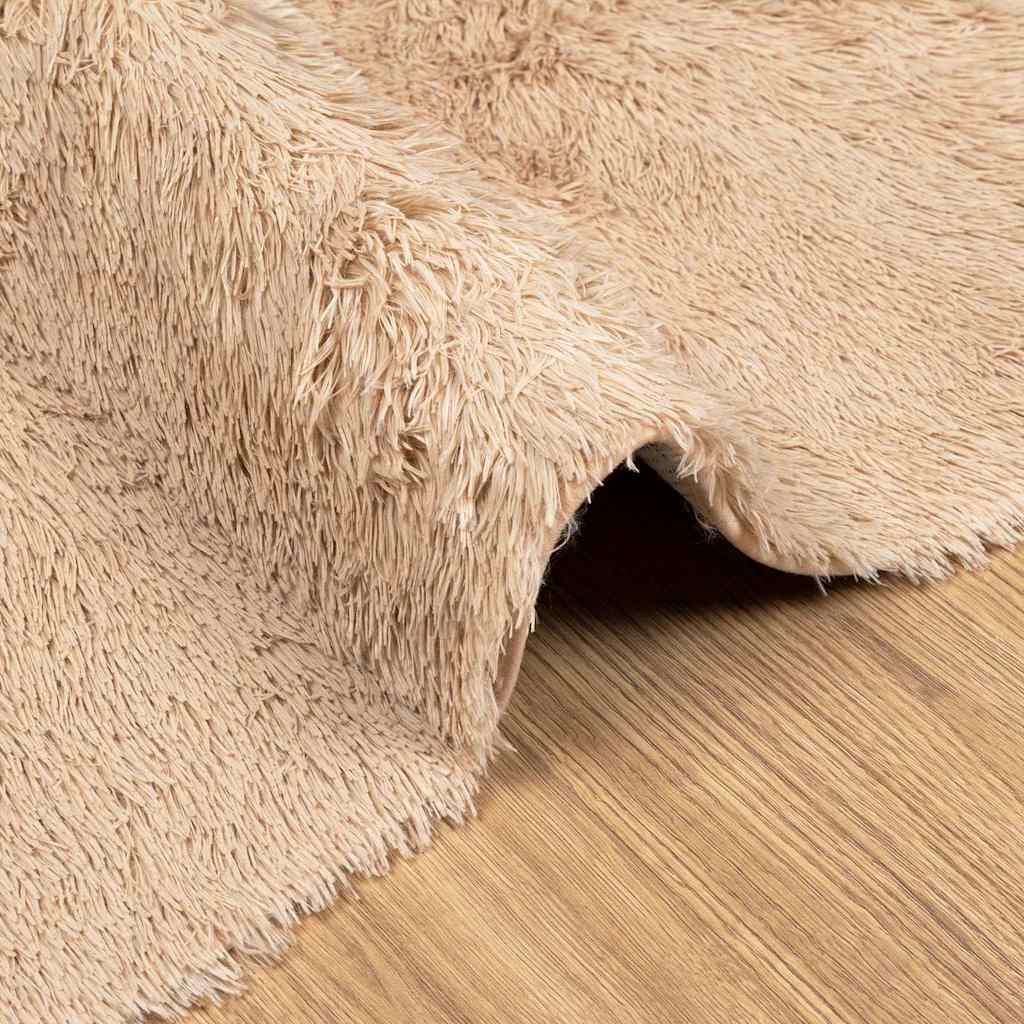 Ryamatta med lång lugg NAVARRA beige 160x230 cm polyester