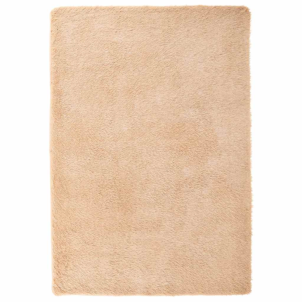 Ryamatta med lång lugg NAVARRA beige 200x290 cm polyester