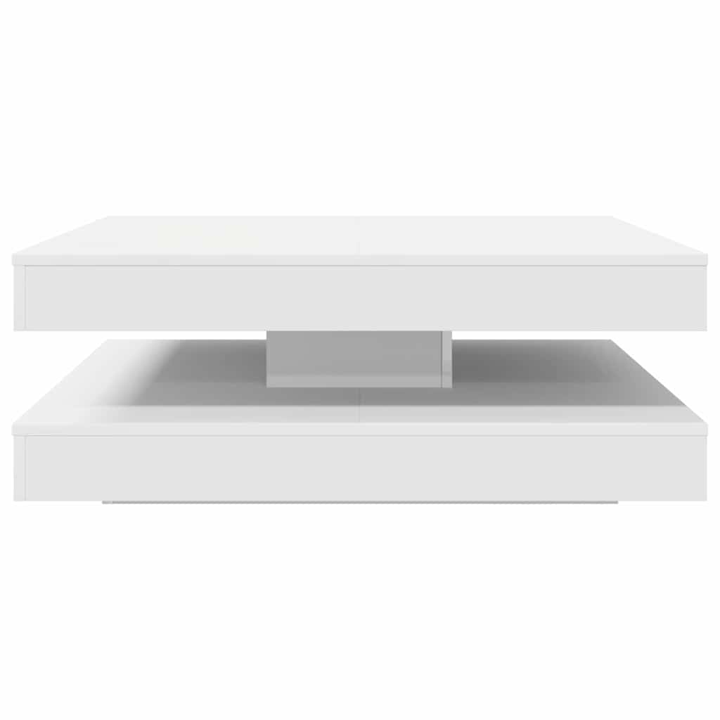 Soffbord 360 grader vridbart vit 90x90x34,5 cm