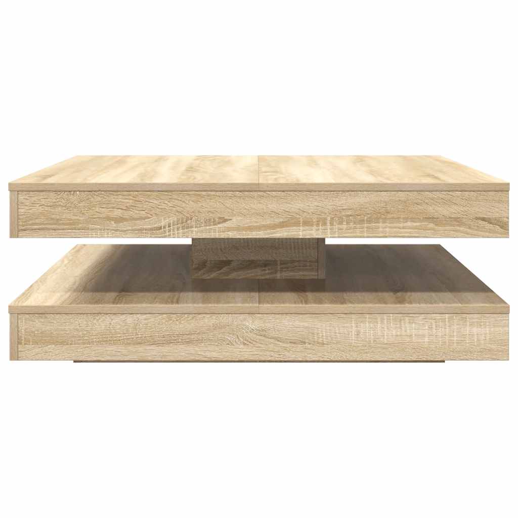 Soffbord 360 grader vridbart sonoma-ek 90x90x34,5 cm