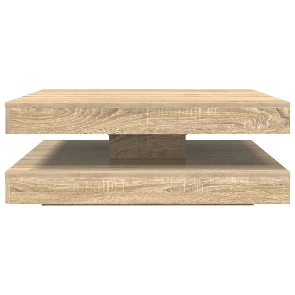 Soffbord 360 grader vridbart sonoma-ek 90x90x34,5 cm