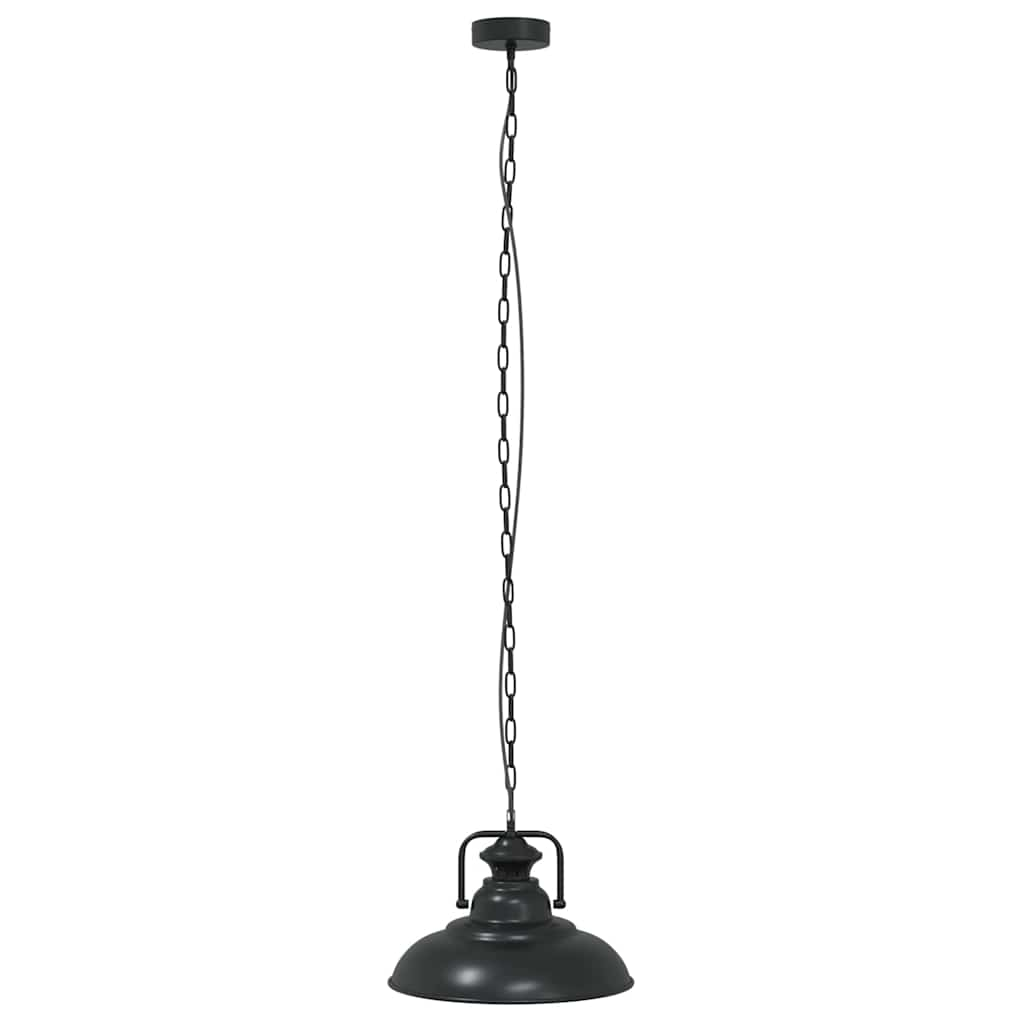 Taklampa E27 svart Ø 31 cm järn