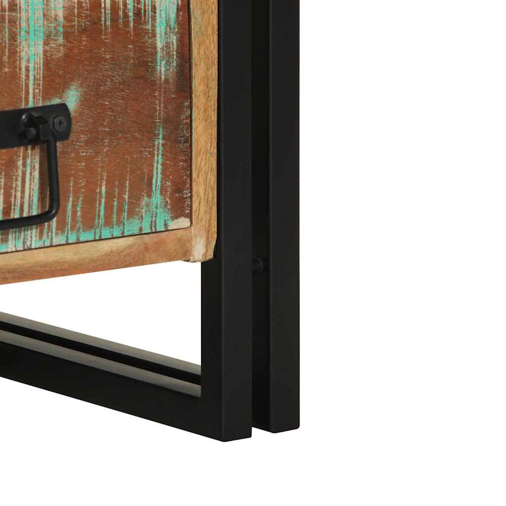 Nattduksbord med låda 40 x 40 x 59 cm Solid återvunnen trä