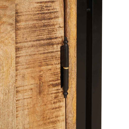 Nattduksbord Brun 66 x 35 x 76 cm Massivt grovt mangoträd