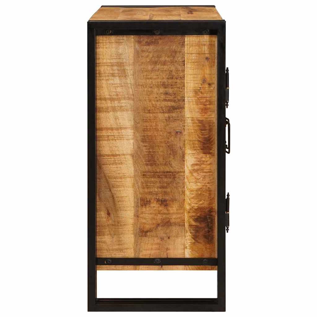 Nattduksbord Brun 66 x 35 x 76 cm Massivt grovt mangoträd