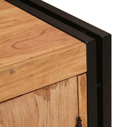 Nattduksbord Brun 66 x 35 x 76 cm massivt akacia