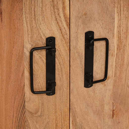 Nattduksbord Brun 66 x 35 x 76 cm massivt akacia