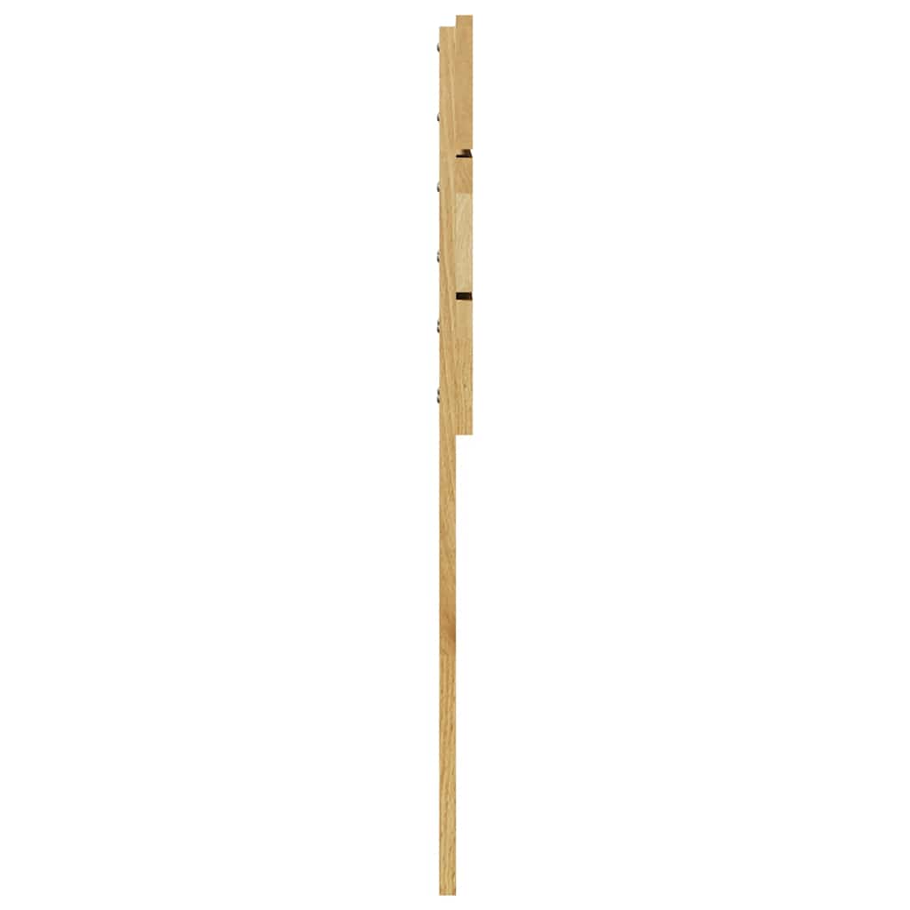 Sänggavel 120 cm massivt trä ek