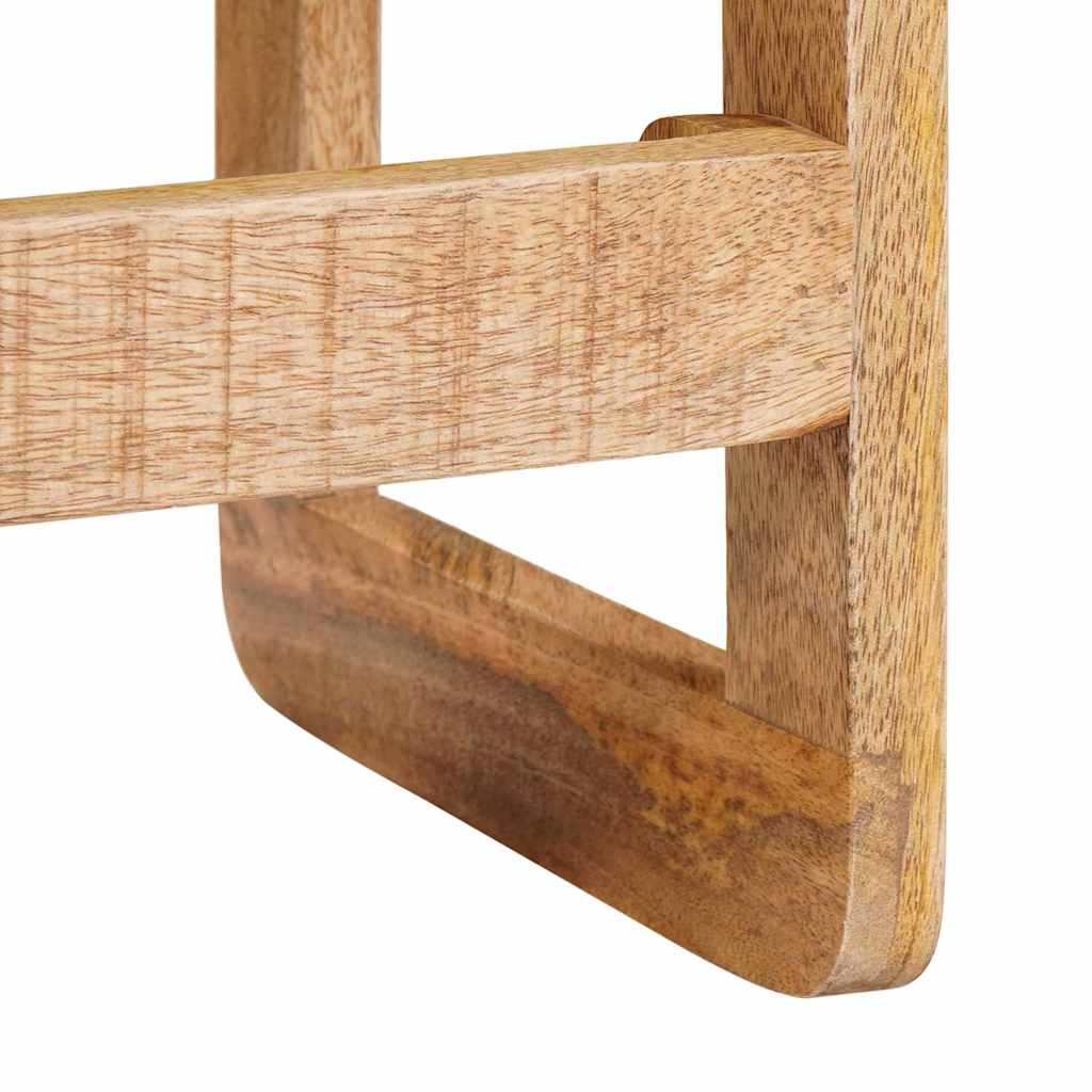 Satsbord 2 pcs Brun 46 x 46 x 45 cm Massivt mangoträ