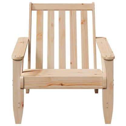 Adirondackstol 75x77x77 cm massiv furu