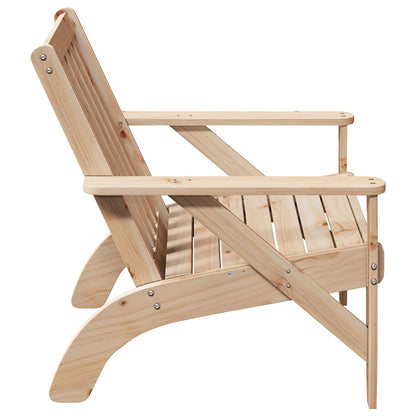 Adirondackstol 75x77x77 cm massiv furu