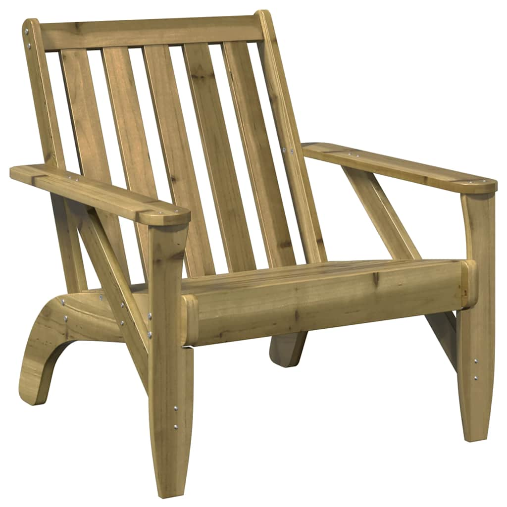 Adirondackstol 75x77x77 cm impregnerad furu