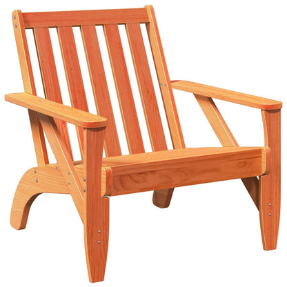 Adirondackstolar 2 st vaxbrun 75x77x77 cm massiv furu