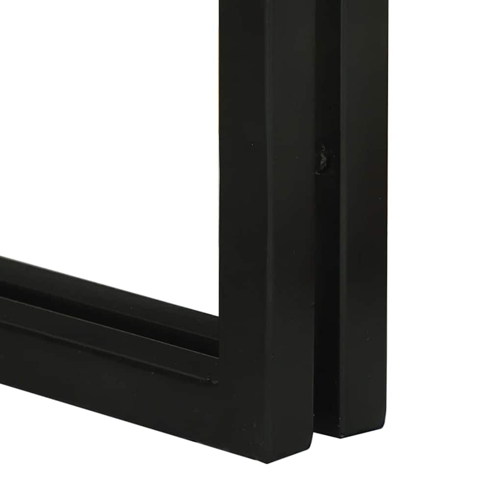 Nestingbord 3 pcs Massivt återvunnet trä och metall