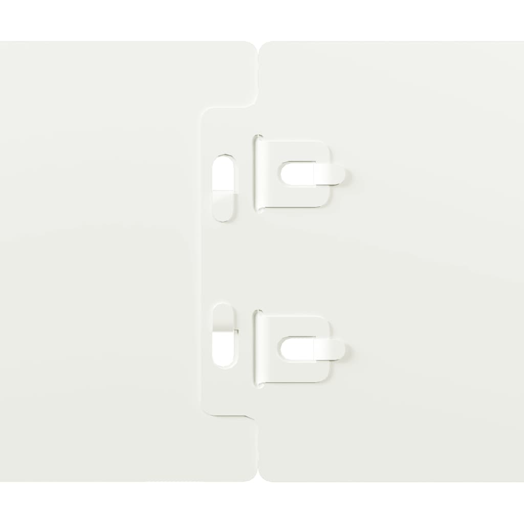 Rabattkanter 50 st vit 10x103 cm kallvalsat stål