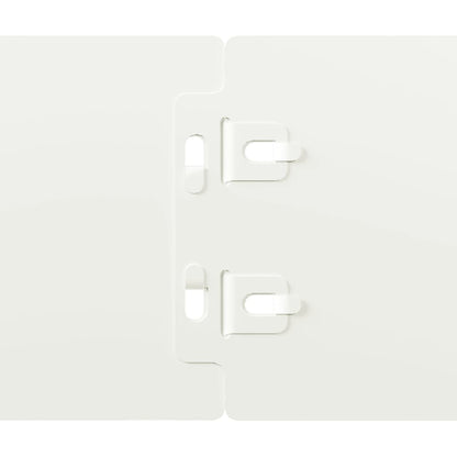 Rabattkanter 50 st vit 10x103 cm kallvalsat stål