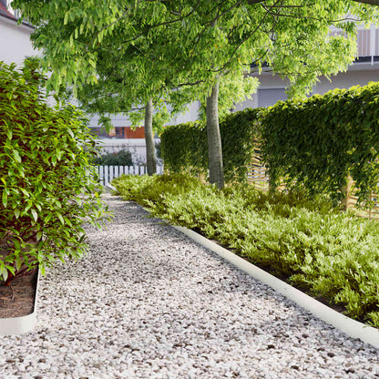 Rabattkanter 50 st vit 10x103 cm kallvalsat stål