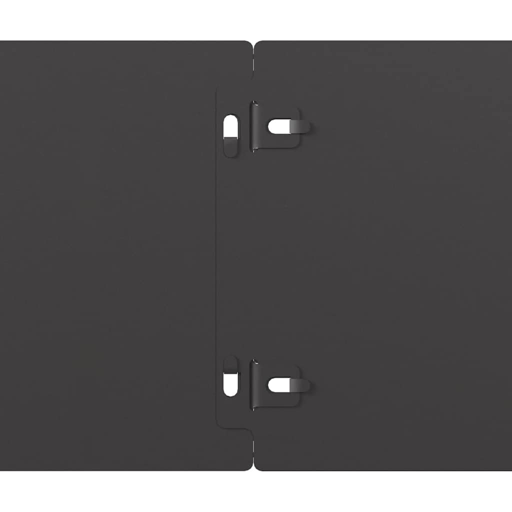 Rabattkanter 10 st svart 15x103 cm kallvalsat stål