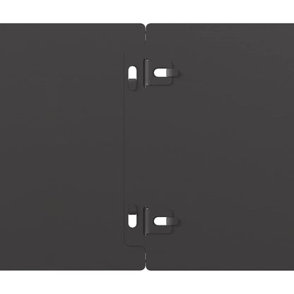 Rabattkanter 10 st svart 15x103 cm kallvalsat stål