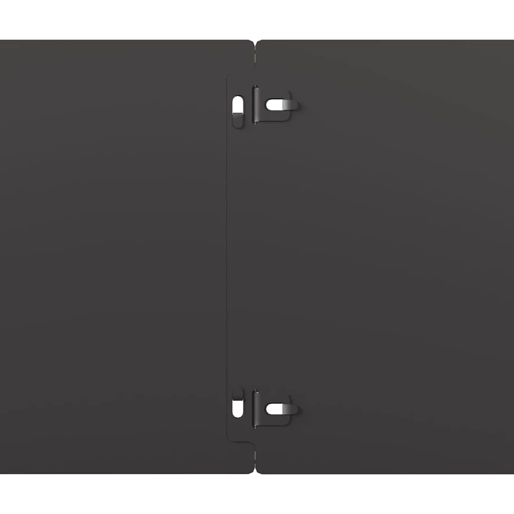 Rabattkanter 10 st svart 20x103 cm kallvalsat stål