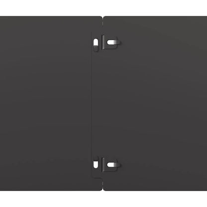 Rabattkanter 10 st svart 20x103 cm kallvalsat stål