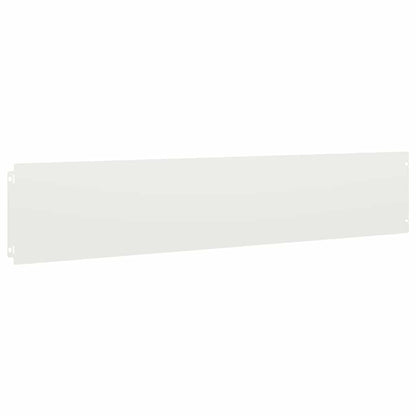 Rabattkanter 10 st vit 20x103 cm kallvalsat stål