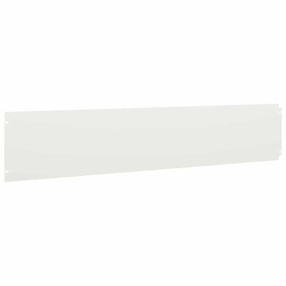 Rabattkanter 10 st vit 20x103 cm kallvalsat stål