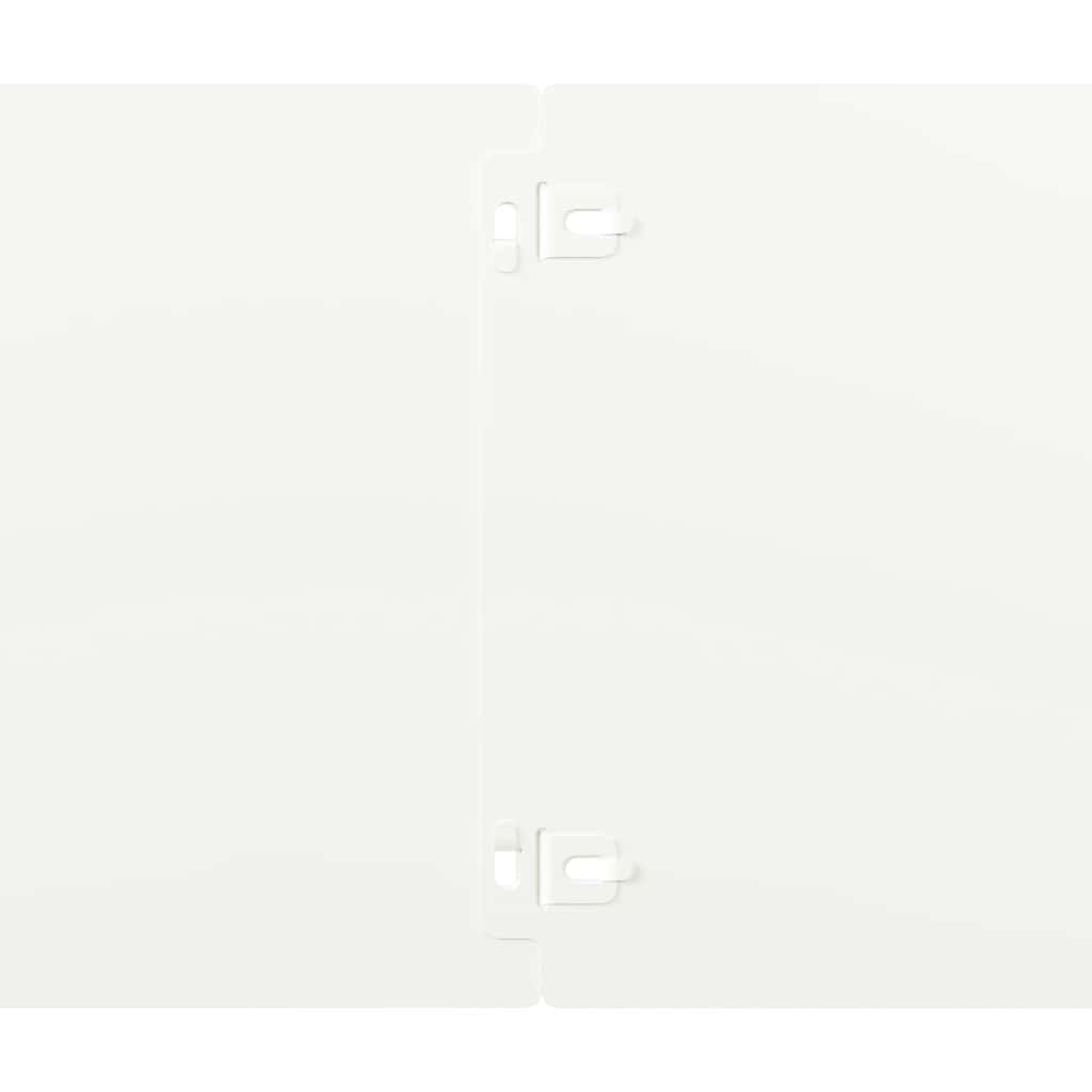 Rabattkanter 10 st vit 20x103 cm kallvalsat stål