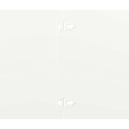 Rabattkanter 10 st vit 20x103 cm kallvalsat stål