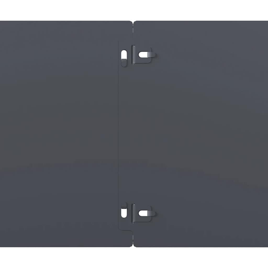 Rabattkanter 10 st antracit 20x103 cm kallvalsat stål