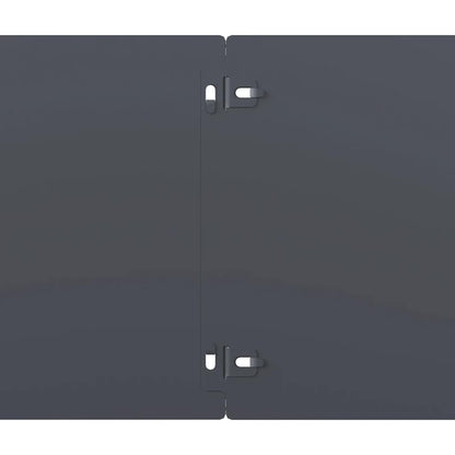 Rabattkanter 10 st antracit 20x103 cm kallvalsat stål