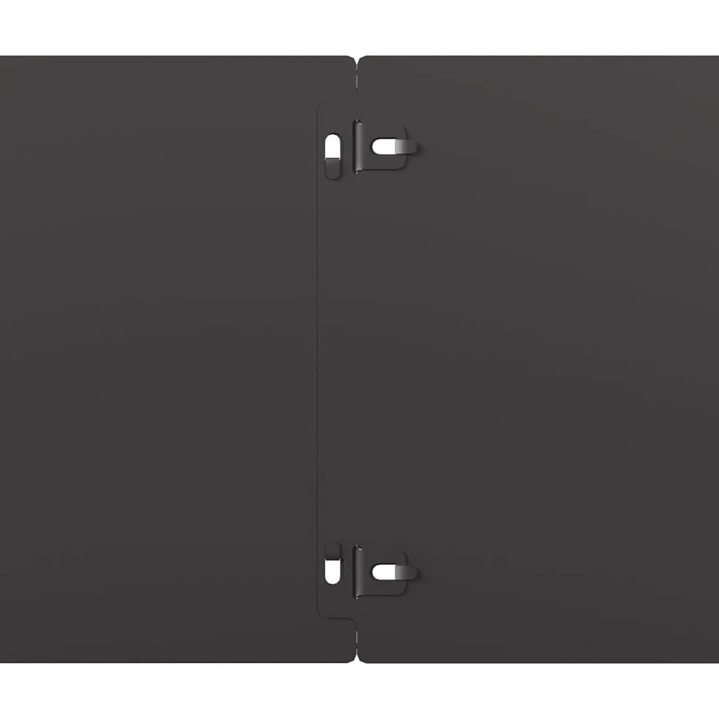 Rabattkanter 30 st svart 20x103 cm kallvalsat stål