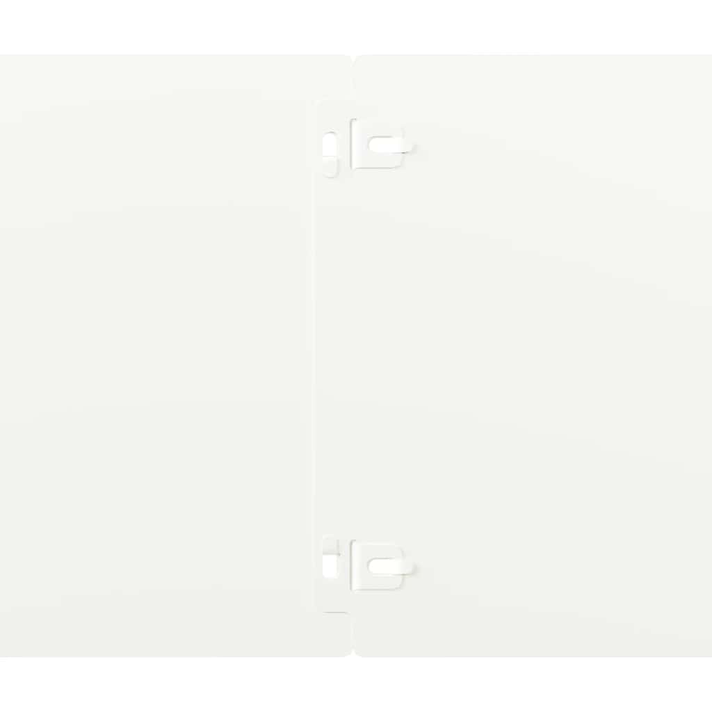 Rabattkanter 30 st vit 20x103 cm kallvalsat stål