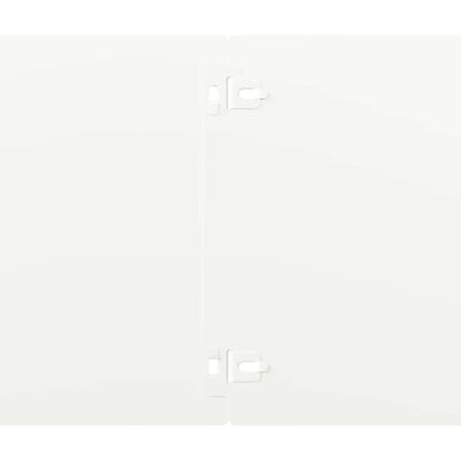 Rabattkanter 30 st vit 20x103 cm kallvalsat stål