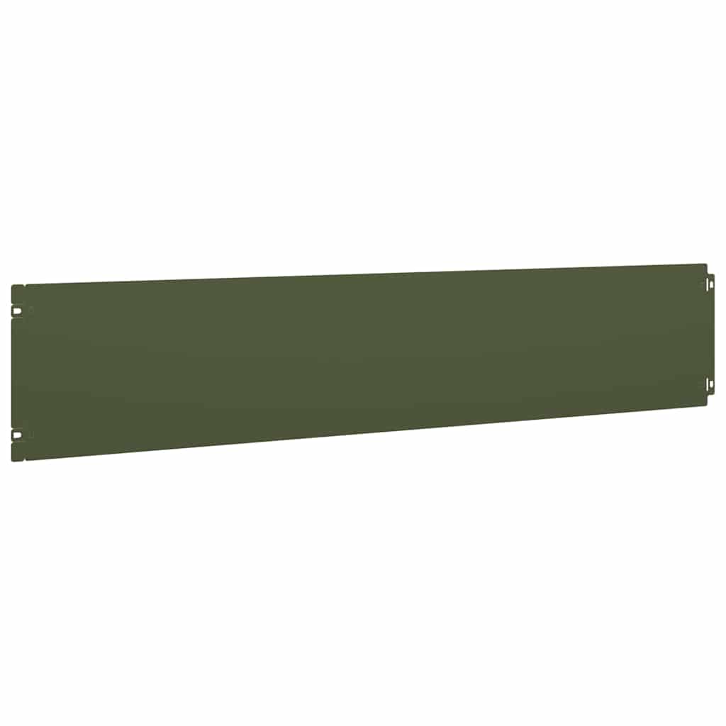 Rabattkanter 30 st olivgrön 20x103 cm kallvalsat stål