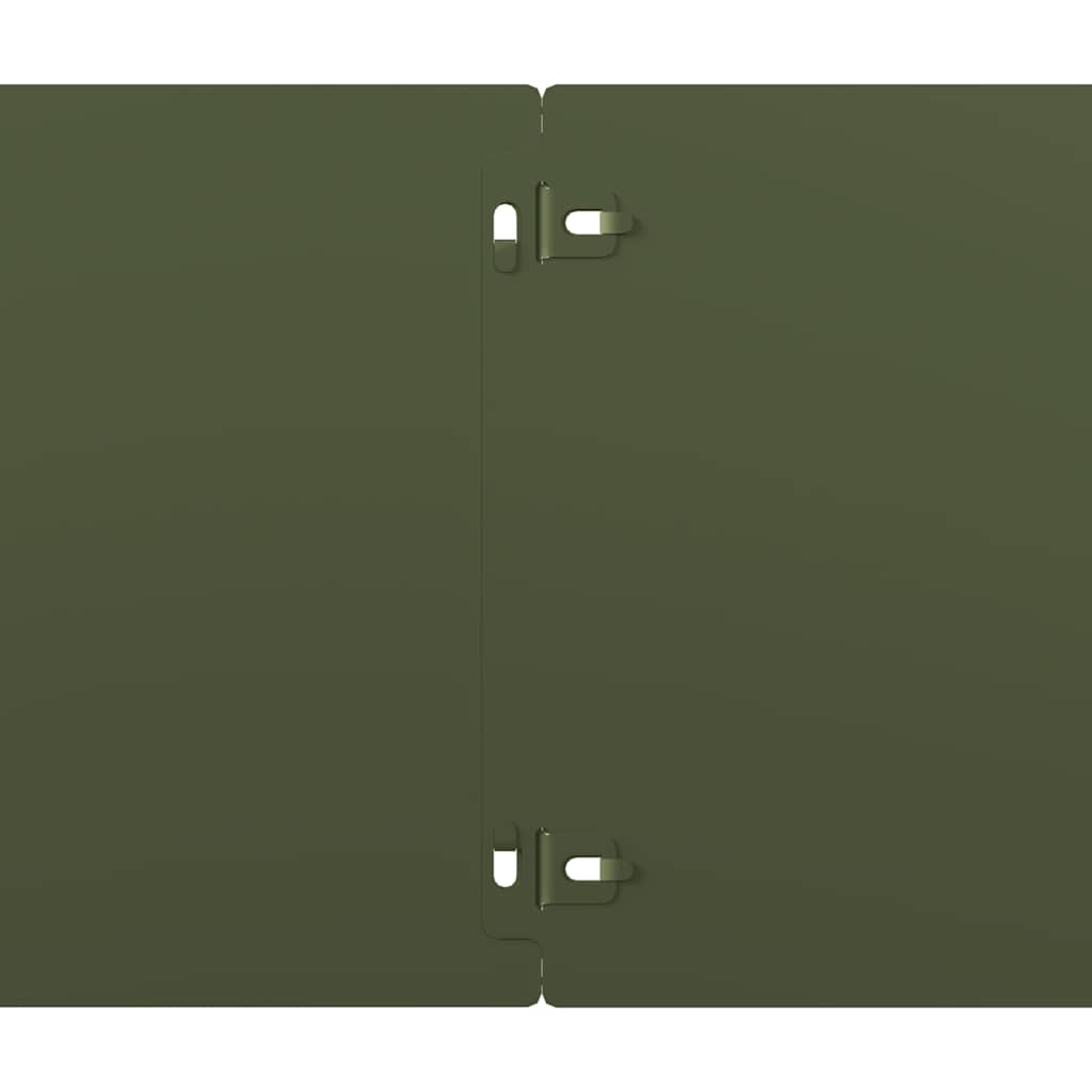 Rabattkanter 30 st olivgrön 20x103 cm kallvalsat stål