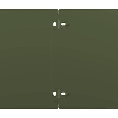 Rabattkanter 30 st olivgrön 20x103 cm kallvalsat stål