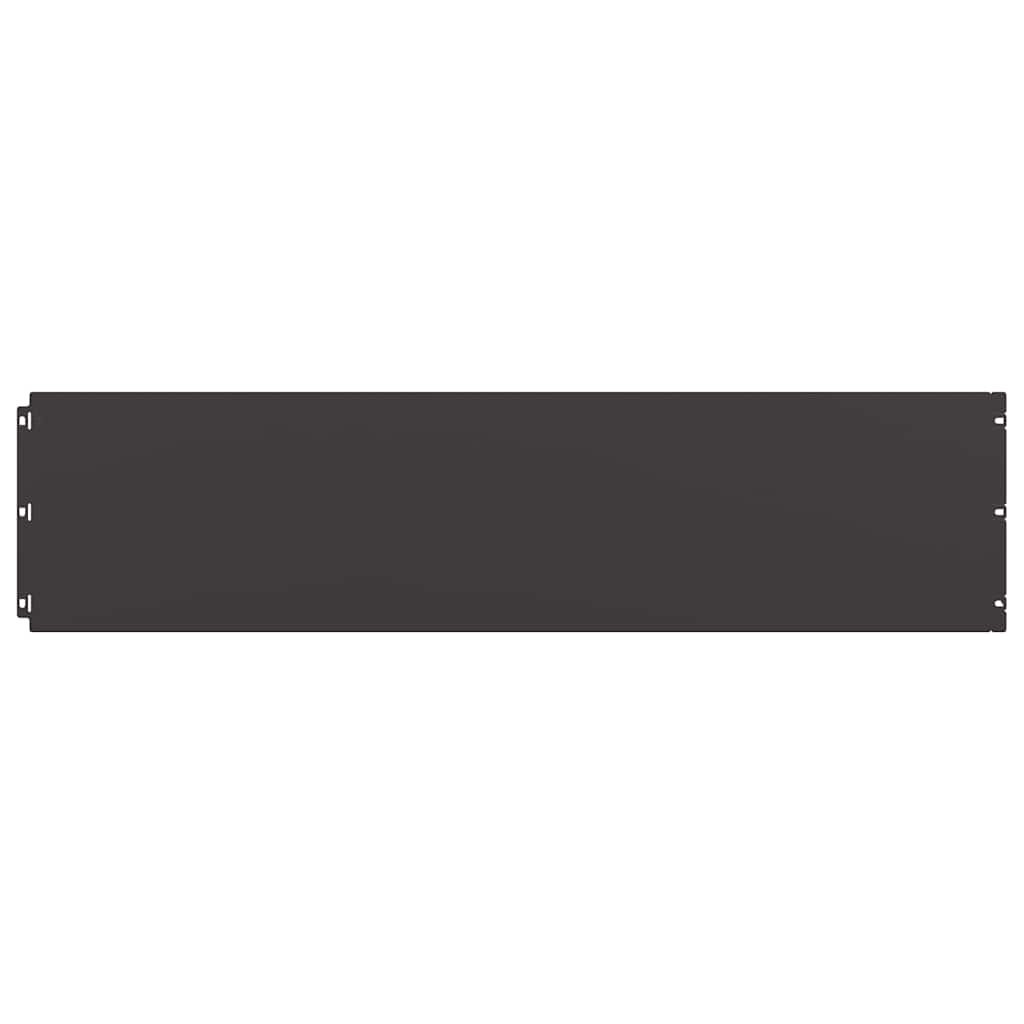 Rabattkanter 10 st svart 25x103 cm kallvalsat stål