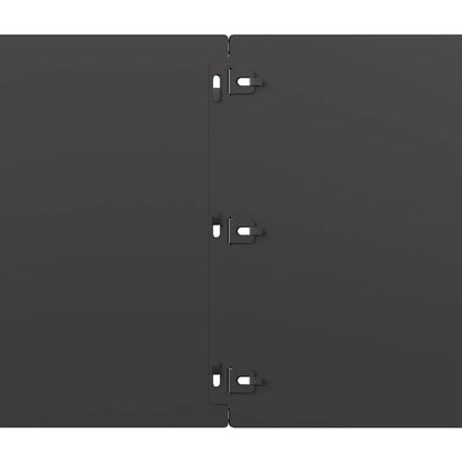 Rabattkanter 10 st svart 25x103 cm kallvalsat stål