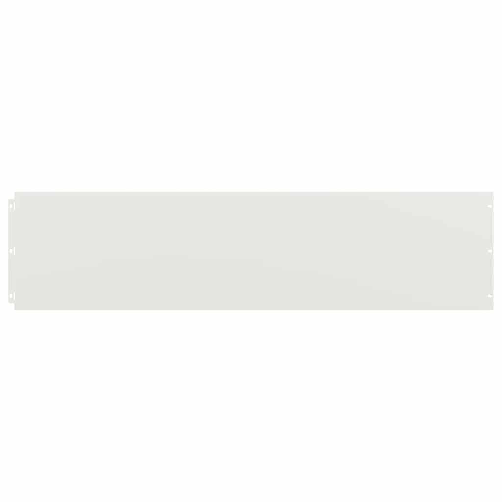 Rabattkanter 10 st vit 25x103 cm kallvalsat stål