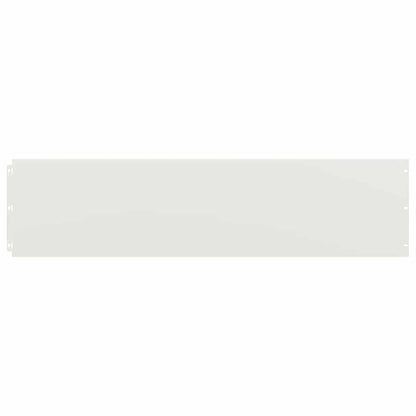 Rabattkanter 10 st vit 25x103 cm kallvalsat stål