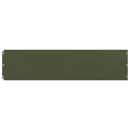 Rabattkanter 10 st olivgrön 25x103 cm kallvalsat stål
