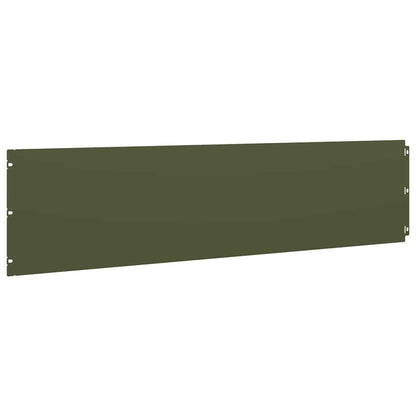 Rabattkanter 10 st olivgrön 25x103 cm kallvalsat stål