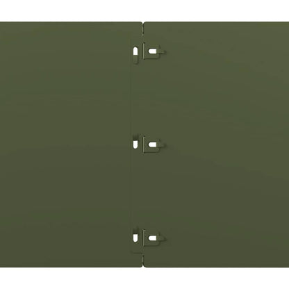 Rabattkanter 10 st olivgrön 25x103 cm kallvalsat stål